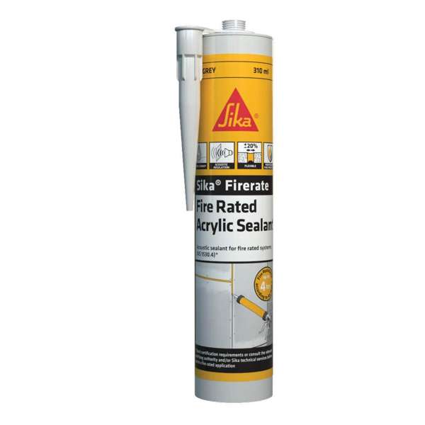 Sika Fire Rated Acrylic Sealant Grey 310ml