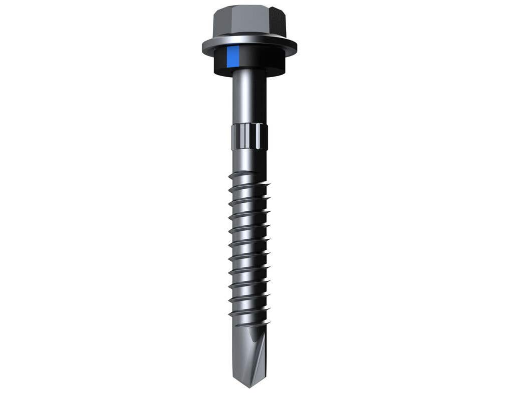 Bremick Screw Hex Head Metal B8 with Seal 12g x 65mm - 50 Pack