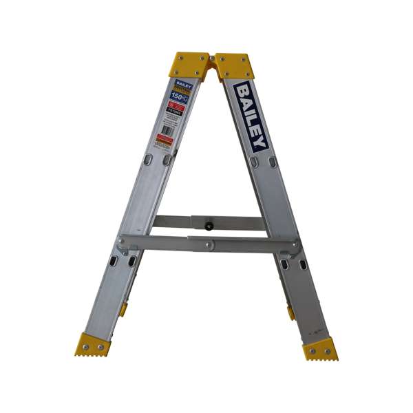 Bailey Pro Punchlock Double Sided Aluminium Ladder 150kg Industrial 3 Step