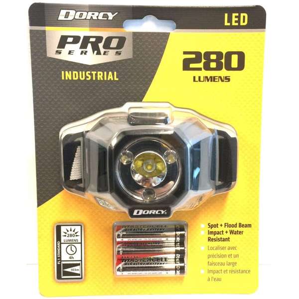 Dorcy Industrial Headlamp 280 Lumen