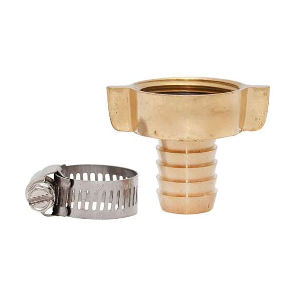 Neta Brass Tap Adaptor Barb 1" x 18mm