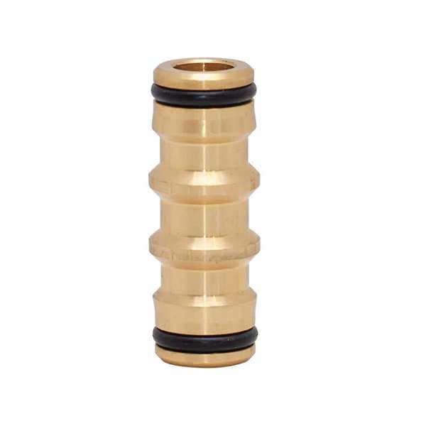 Neta Brass 2-End Hose Coupler 12mm