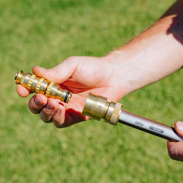 Neta Brass Click-On Jumbo Nozzle 12mm