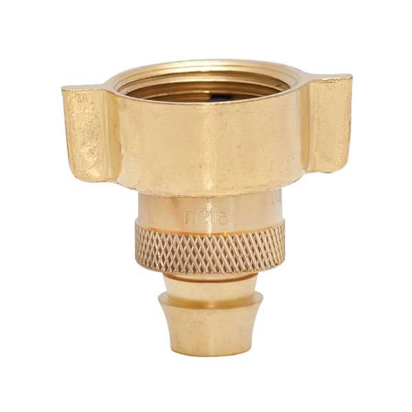 Neta Winged Screw Tap Adaptor Brass 3/4" x 12mm