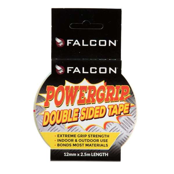 Falcon Powergrip Double Sided Tape 12mm