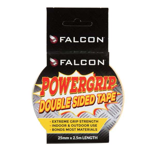 Falcon Powergrip Double Sided Tape 25mm