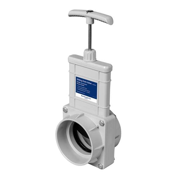 Blue Mountain Co Plumbing 90mm Plastic Paddle Sliding Gate Valve