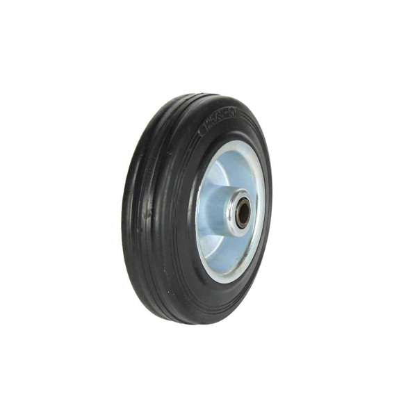 Cold Steel Rubber Wheel with Steel Centre 125mm