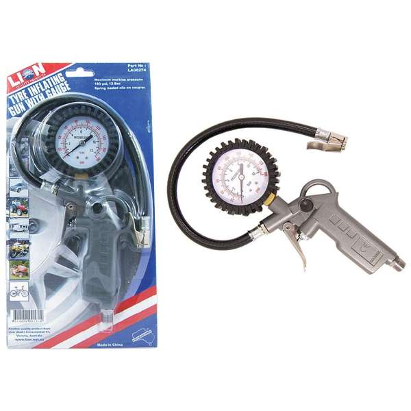 Lion Tyre Inflator Gun with Dial