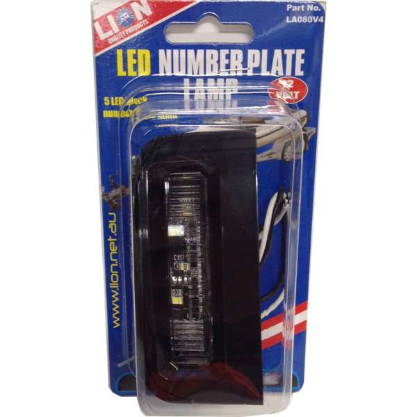 Lion LED Number Plate Light