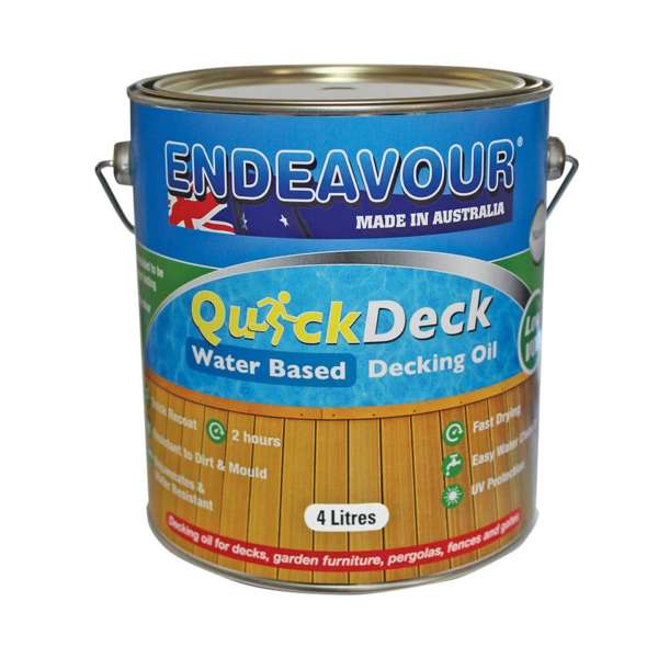 Endeavour Quick Deck Decking Oil Natural 4L