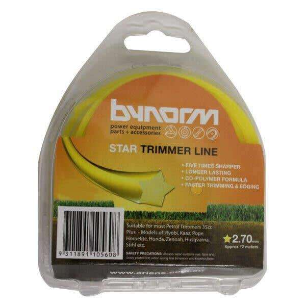 Bynorm Star Whipper Snipper Cord Yellow 2.7mm 500g