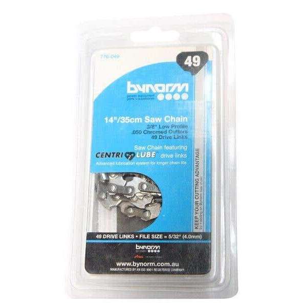 Bynorm Chainsaw Chain 3/8" Low Profile .050" 49 Drive Links