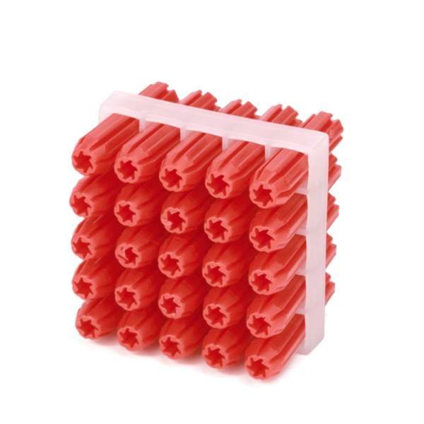 Ramset Wall Plug Red 6 x 25mm (25pk)