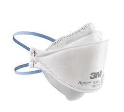 3M Aura P2 DIY Respirator Mask Flat Fold - 3 Pack
