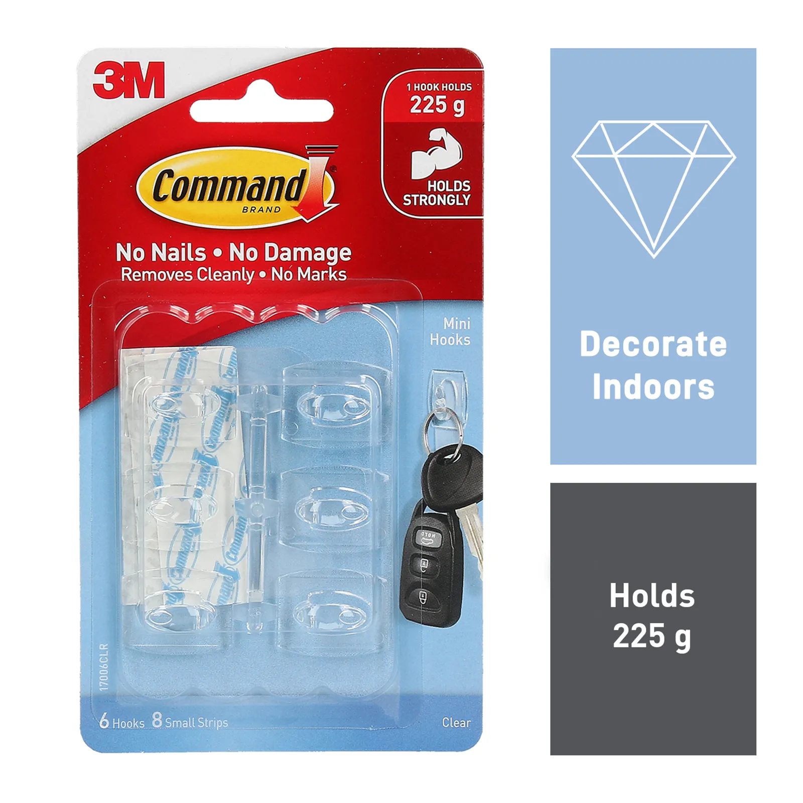 3M R-1 Miniature Suction Hooks 6pk