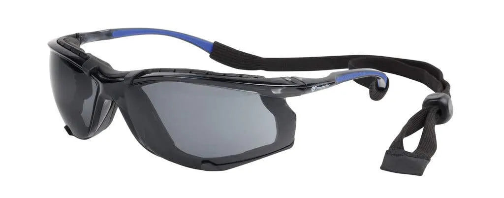 3M Safety Specs with Strap Smoke