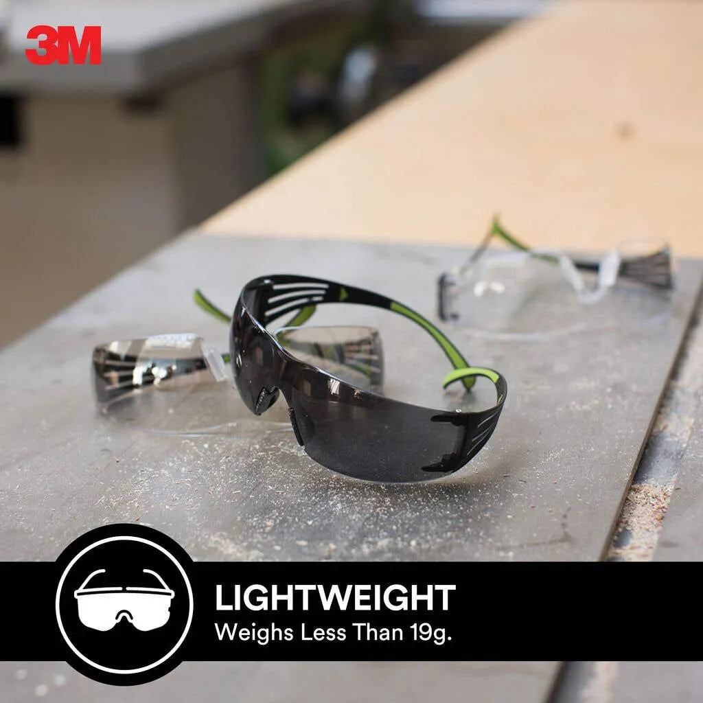 3M SecureFit 400 Series Safety Glasses Grey Lens