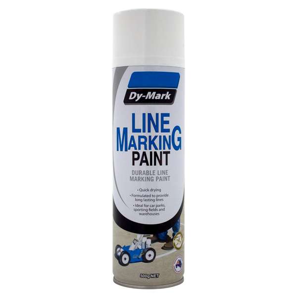 Dy-Mark 500g White Line Marking Spray Paint