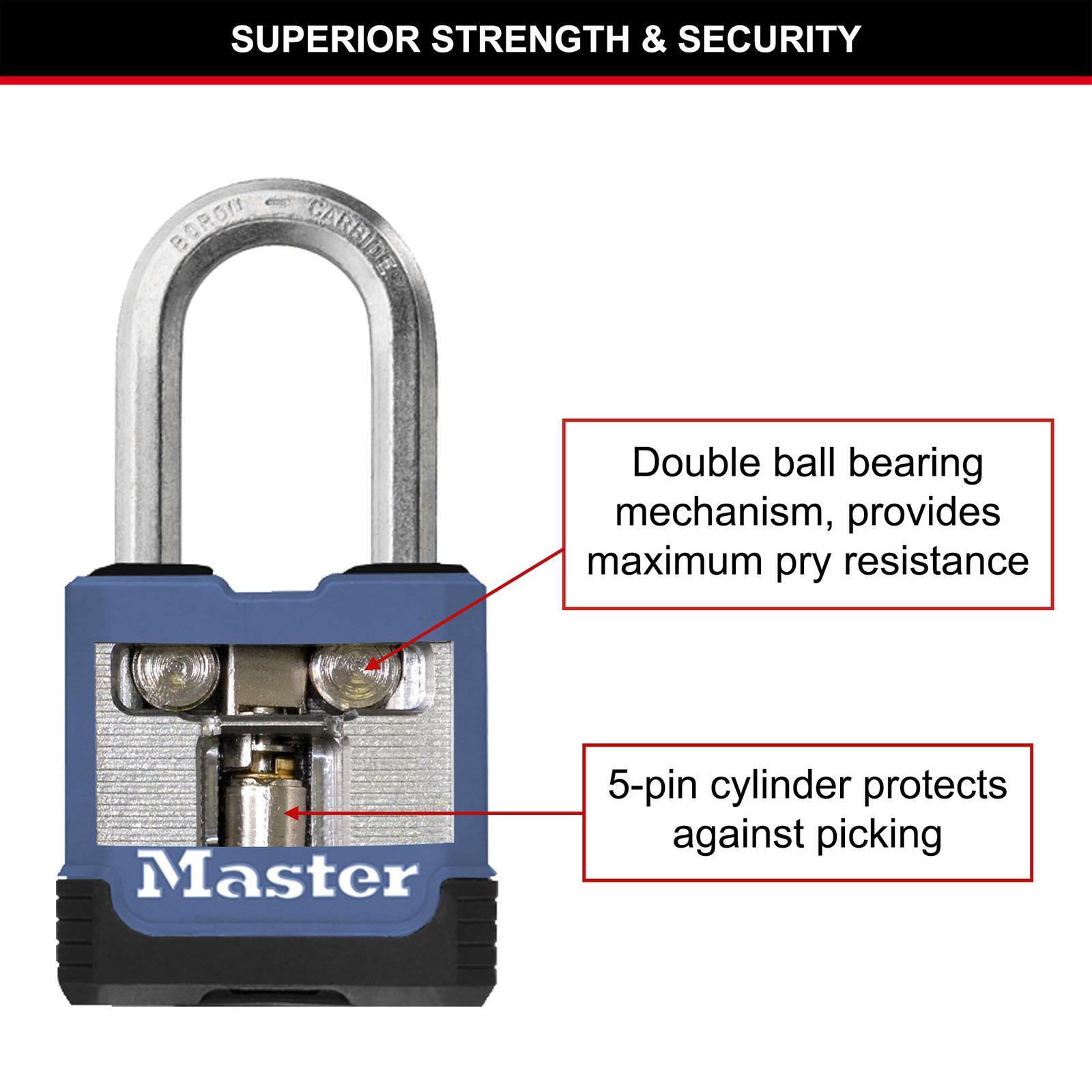 Master Lock Excell Padlock 45mm Shackle