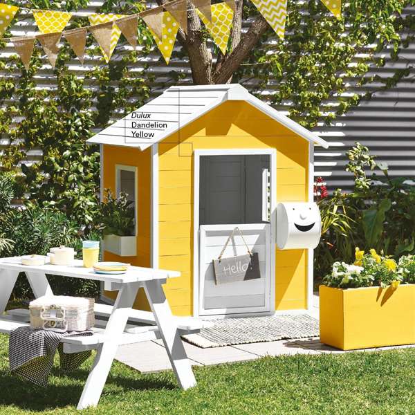 Dulux 1L Bold Yellow Low Sheen Weathershield Exterior Paint