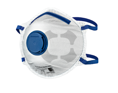 WorkArma Disposable Respirator P2 Valved - Clam