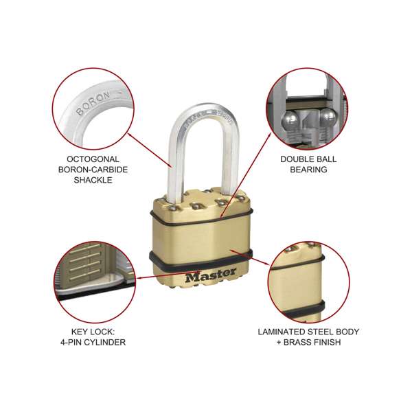 Master Lock Excell Padlock 45 x 51mm