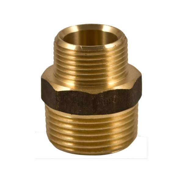 Brasshards Nipple Hex Reducing Brass 25 x 20mm