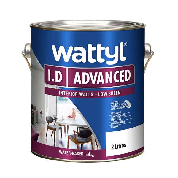 Wattyl I.D Advanced Low Sheen White 2L