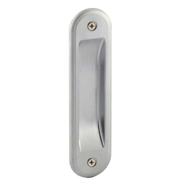 Gainsborough Handle Pull Flush Rad Satin Chrome 30 x 125mm