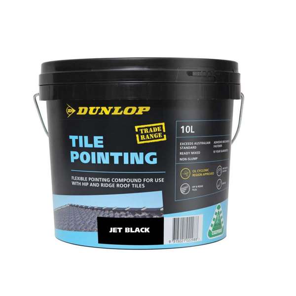 Dunlop Tile Pointing Compound Jet Black 10L