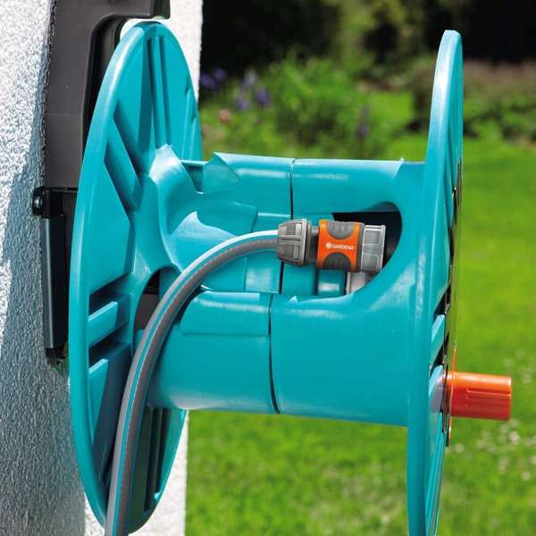 Gardena Wall Mounted Hose Reel with Hose Guide