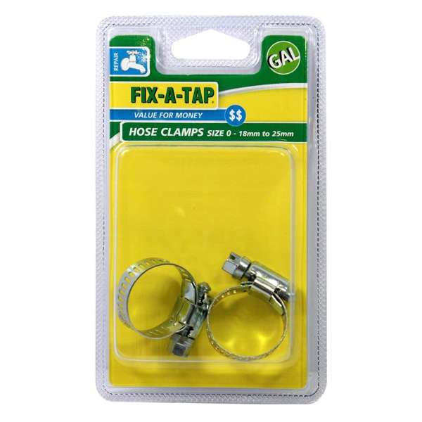 Fix-A-Tap Hose Clamps Galvanized 18mm to 25mm