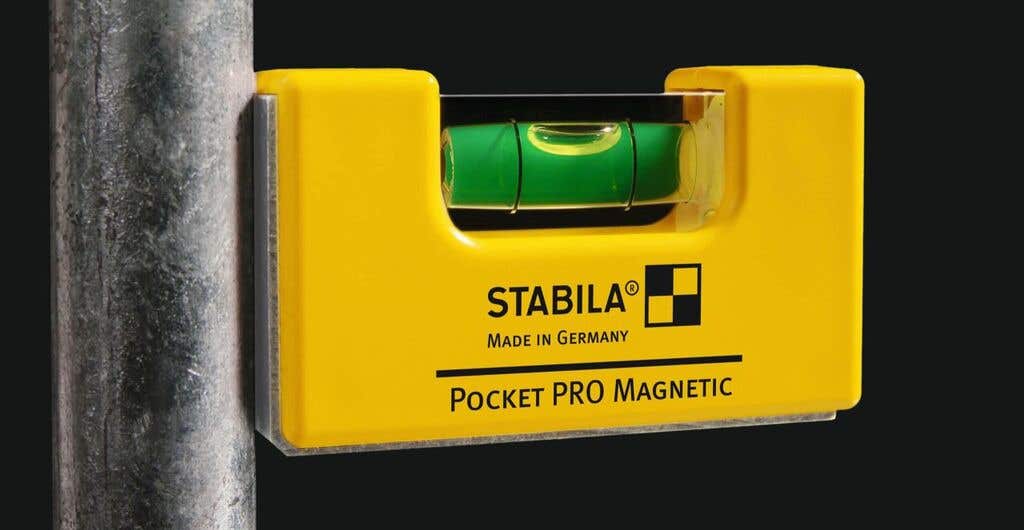 Stabila Level Pocket Pro Magnetic with Clip