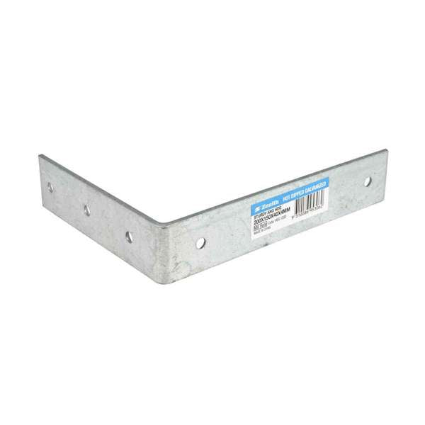 Zenith Sturdy Angle Bracket Galvanised 200 x 150 x 40 x 4mm