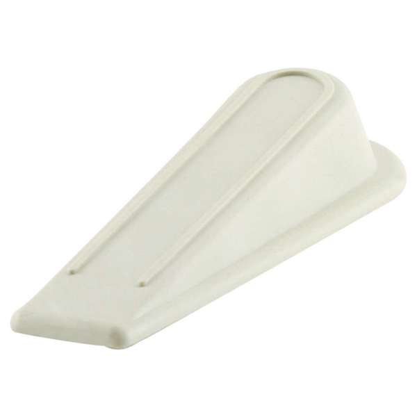 Trio Doorstop Rubber Wedge White 23mm