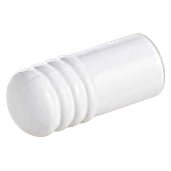 Trio Plastic Cushion Doorstop White 75mm