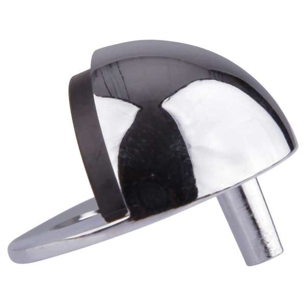 Trio Halfmoon Doorstop Chrome Plated 25mm