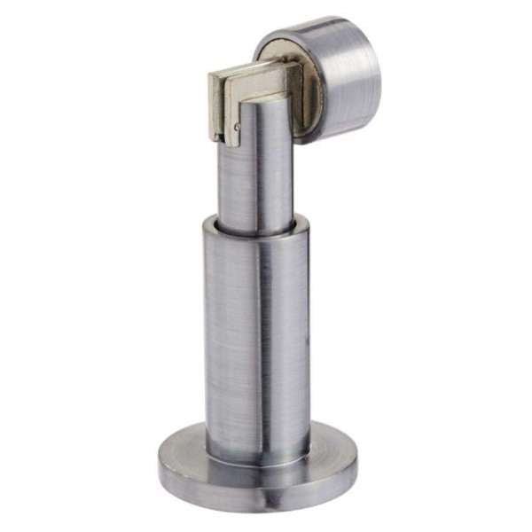 Trio Cesar Magnetic Doorstop Satin Chrome 80mm