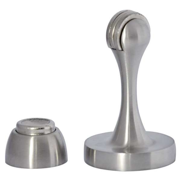 Trio Silva Magnetic Doorstop Satin Chrome 75mm