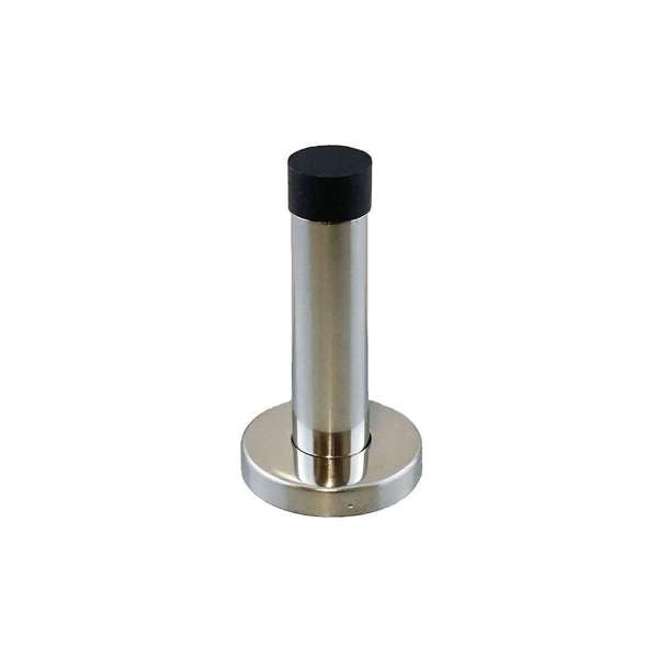 Trio Doorstop Hart with Base Satin Chrome 80mm