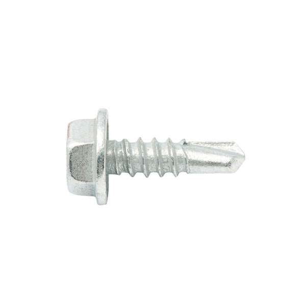 Zenith Metal Screws Hex Head Galvanised 10G x 16mm - 500 Pack