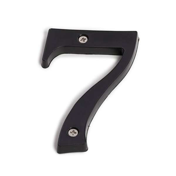 Sandleford 85mm Black Plastic House Number 7