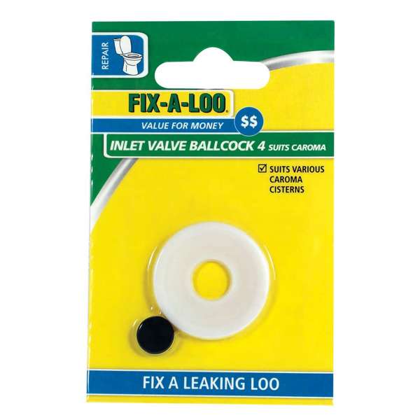 Fix-A-Loo Ballcock Washer White No.4