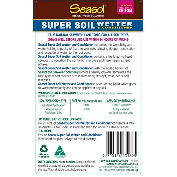 Seasol Super Soil Wetter & Conditioner 1L