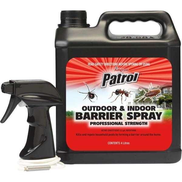 Amgrow Patrol Outdoor & Indoor Insect Barrier Spray 4L