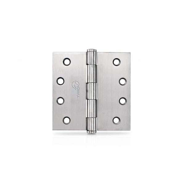 Trio Door Butt Hinge Fixed Pin Stainless Steel 100 x 100 x 2.5mm