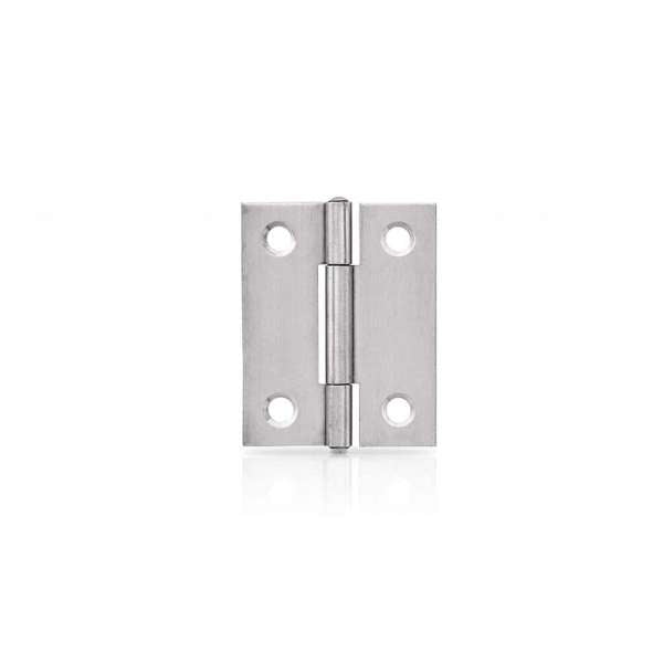 Trio Door Butt Hinge Fixed Pin Stainless Steel 50 x 40 x 1.2mm