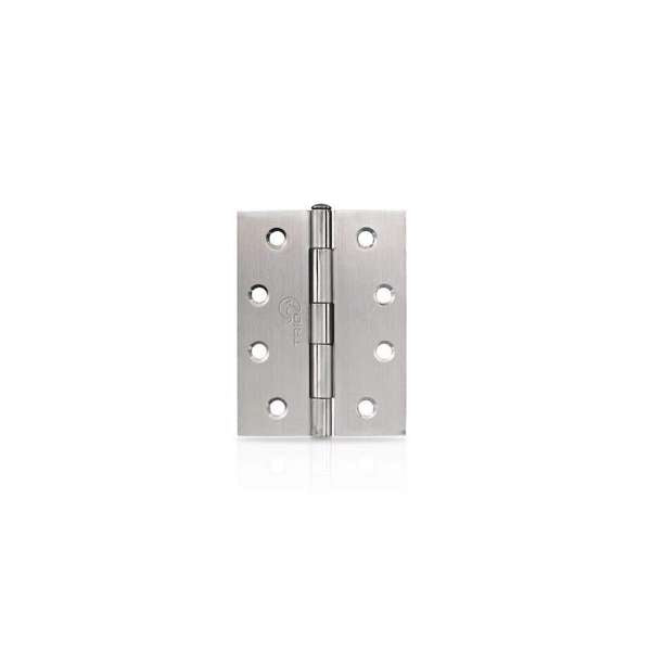 Trio Door Butt Hinge Fixed Pin Satin Chrome 100 x 75 x 1.6mm