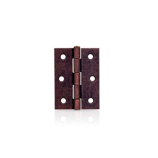 Trio Door Butt Hinge Fixed Pin Florentine Bronze 85 x 60 x 1.6mm